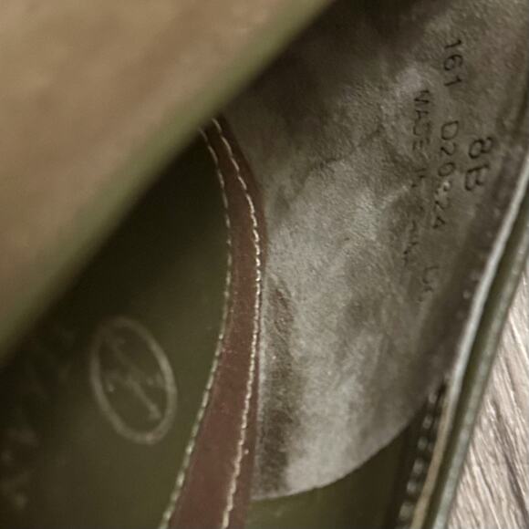 Cole Haan Brown Suede Chain Pumps 8B – Classic Square Toe Kitten Heels Workwear - Picture 4 of 8